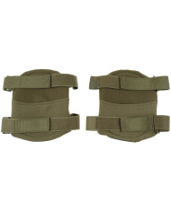 Knee Pads, OD green, plastic protectors