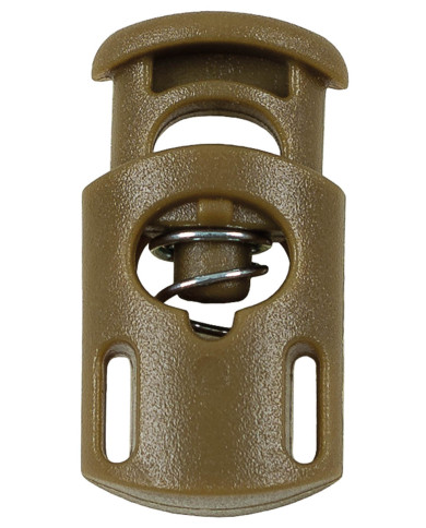Cord Stopper, coyote tan, 10 pcs./pack