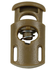 Cord Stopper, coyote tan, 10 pcs./pack