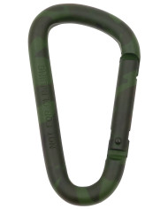 Carabiner, D 8 mm x 7.5 cm, camo