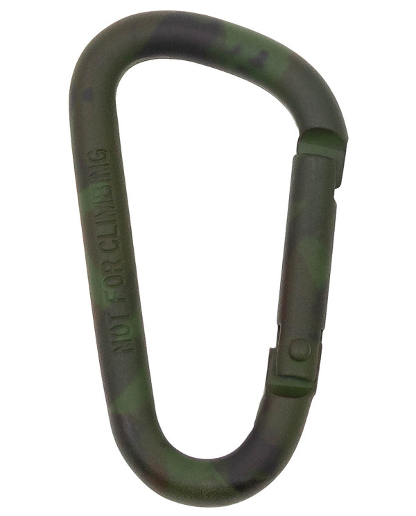 Carabiner, D 5 mm x 5 cm, camo