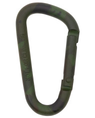 Carabiner, D 5 mm x 5 cm, camo