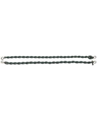 Elastic Straps for Pants, with metal hooks, OD green
