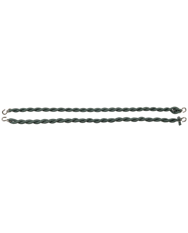 Elastic Straps for Pants, with metal hooks, OD green