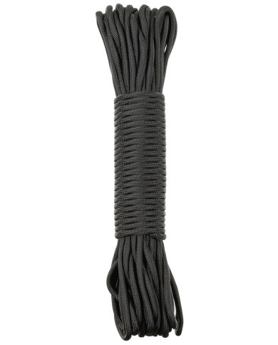 Parachute Cord, black, 100 FT, Nylon