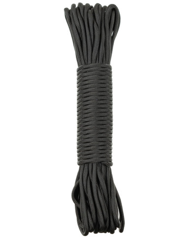 Parachute Cord, black, 50 FT, Nylon