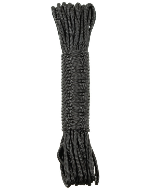 Parachute Cord, black, 50 FT, Nylon