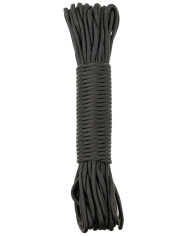 Parachute Cord, black, 50 FT, Nylon