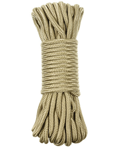 Rope, coyote tan, 5 mm, 15 meters