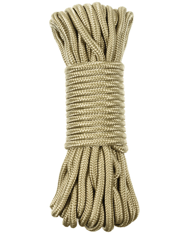 Rope, coyote tan, 5 mm, 15 meters