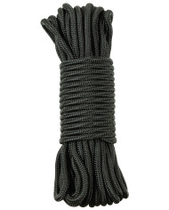 Rope, black, 7 mm, 15 meters
