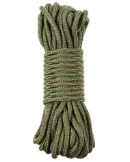 Rope, OD green, 9 mm, 15 meters