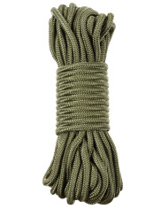 Rope, OD green, 5 mm, 15 meters