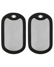 US Silencer, for dog tags, Silicone