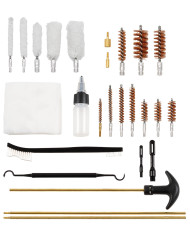 Cleaning Kit, "Bullet", for gun/pistol, multi calibre