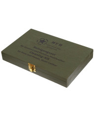 Cleaning Kit, for gun/pistol, multi calibre, wooden box