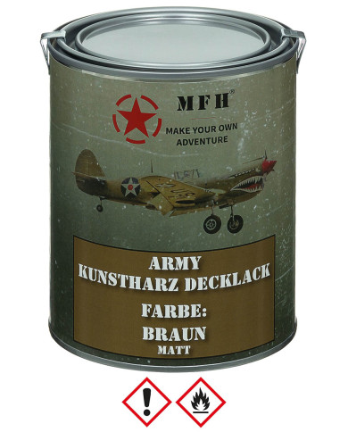 Army Varnish, BROWN, matt, can, 1 l