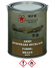 Army Varnish, BROWN, matt, can, 1 l
