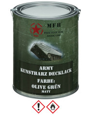 Army Varnish, OLIVE GREEN,  matt, can, 1 l