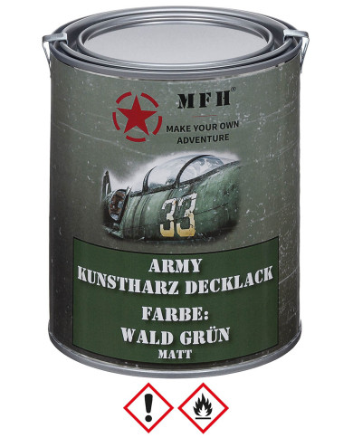 Army Varnish, FOREST GREEN, matt, can, 1 l
