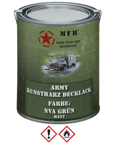 Army Varnish, NVA GREEN, matt, can, 1 l