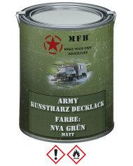 Army Varnish, NVA GREEN, matt, can, 1 l