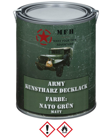 Army Varnish, NATO GREEN, matt, can, 1 l