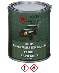 Army Varnish, NATO GREEN, matt, can, 1 l