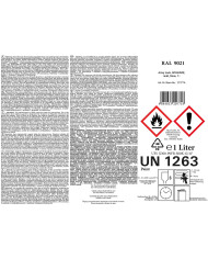 Army Varnish, BLACK, matt,  can, 1 l