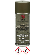 Army Spray Paint, WH KHAKI DRAB, matt, 400 ml