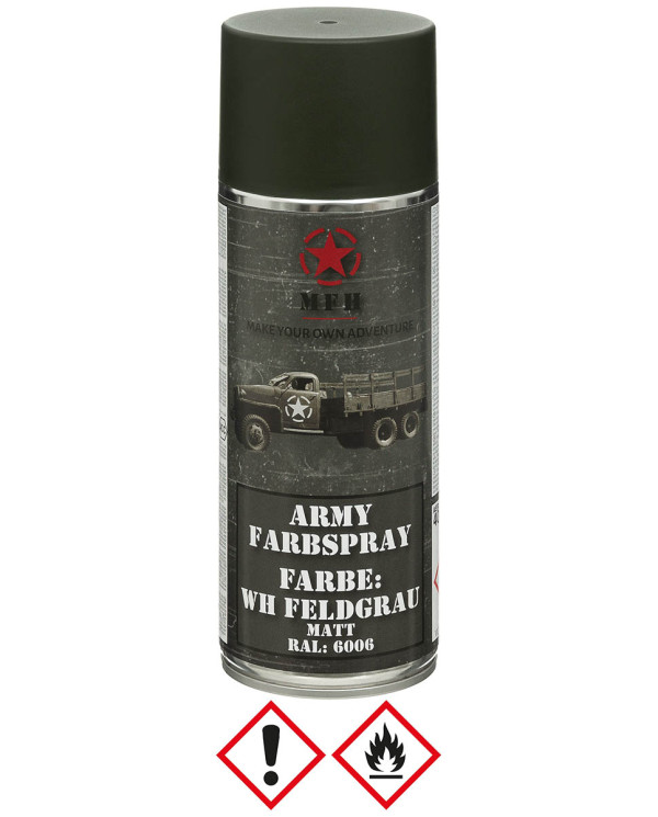 Army Spray Paint, WH FIELD GREY, matt, 400 ml