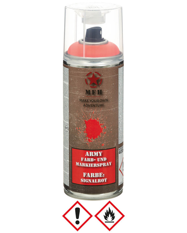 Army Spray Paint, SIGNAL RED, 400 ml