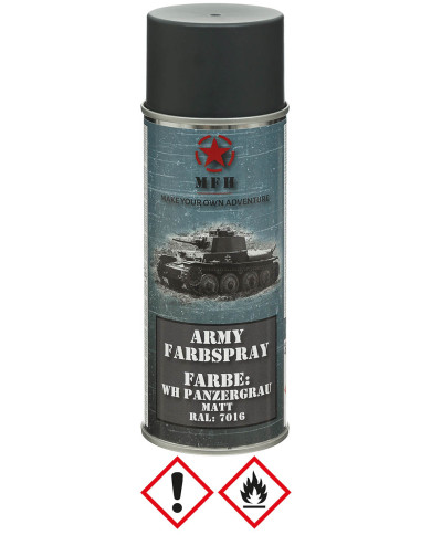 Army Spray Paint, WH TANK GREY, matt, 400 ml