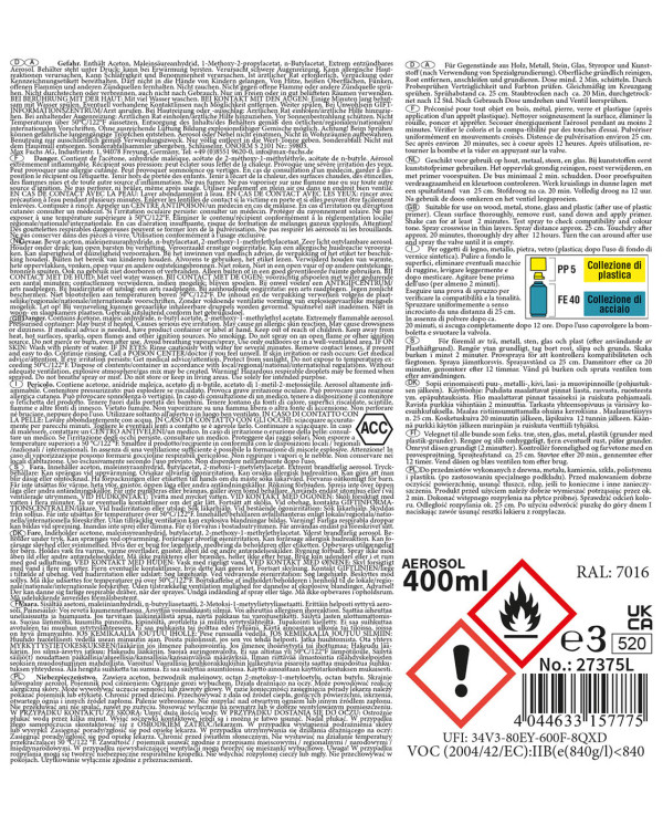 Army Spray Paint, WH TANK GREY, matt, 400 ml