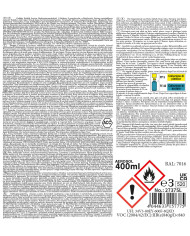 Army Spray Paint, WH TANK GREY, matt, 400 ml