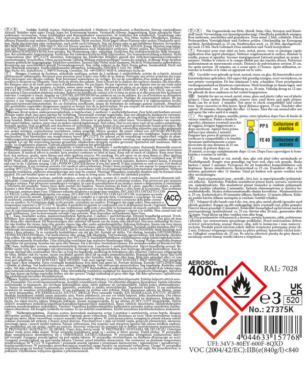 Army Spray Paint, WH DARK YELLOW, matt, 400 ml