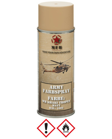 Army Spray Paint, WH KHAKI TROPICS, matt, 400 ml