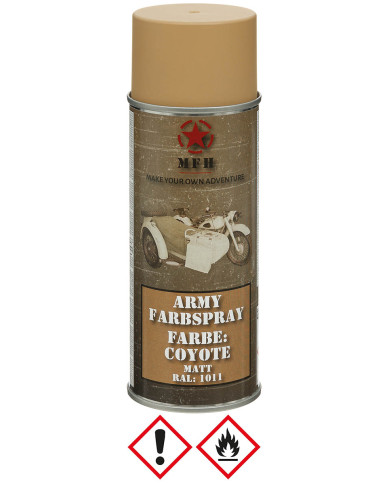 Army Spray Paint, COYOTE, matt, 400 ml