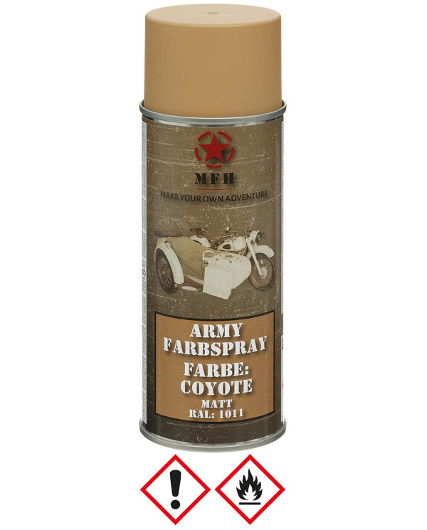 Army Spray Paint, COYOTE, matt, 400 ml