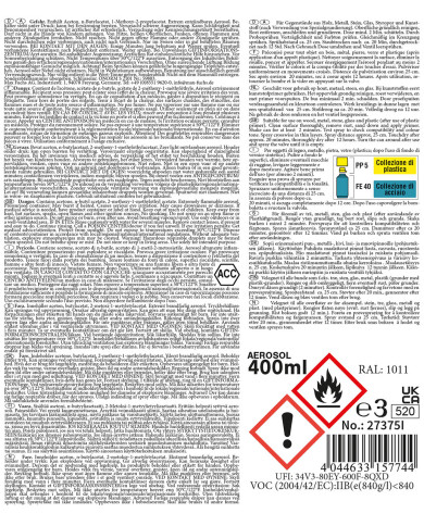Army Spray Paint, COYOTE, matt, 400 ml