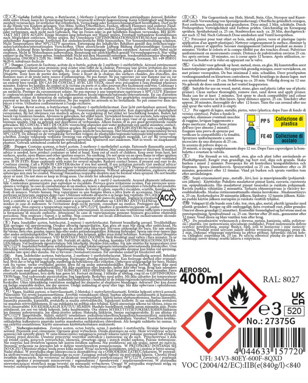 Army Spray Paint, BROWN, matt, 400 ml