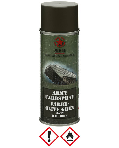 Army Spray Paint, OLIVE GREEN, matt, 400 ml