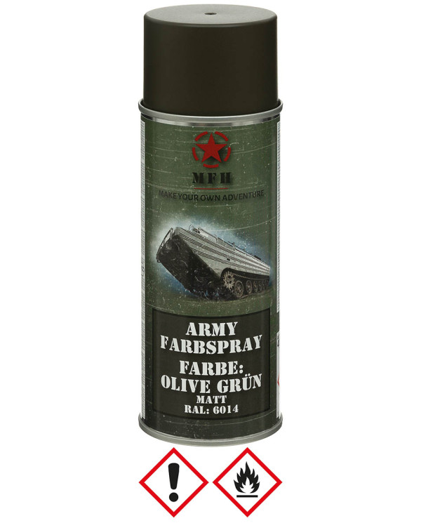 Army Spray Paint, OLIVE GREEN, matt, 400 ml