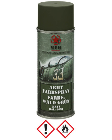 Army Spray Paint, FOREST GREEN, matt, 400 ml