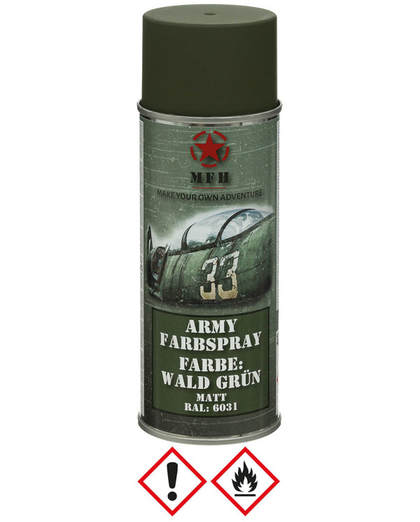 Army Spray Paint, FOREST GREEN, matt, 400 ml