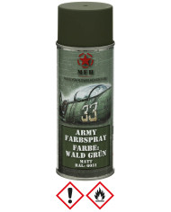 Army Spray Paint, FOREST GREEN, matt, 400 ml