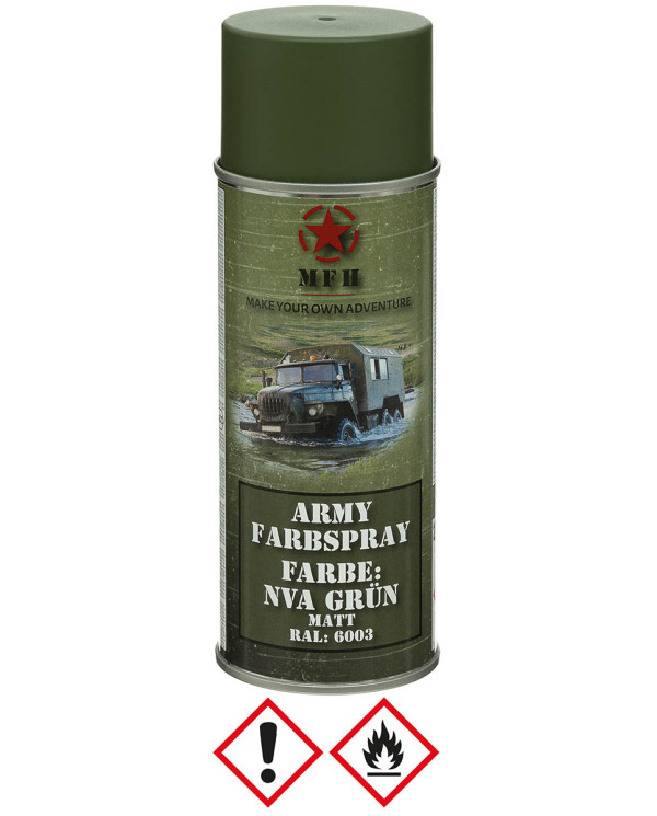 Army Spray Paint, NVA GREEN, matt, 400 ml