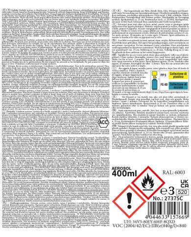 Army Spray Paint, NVA GREEN, matt, 400 ml