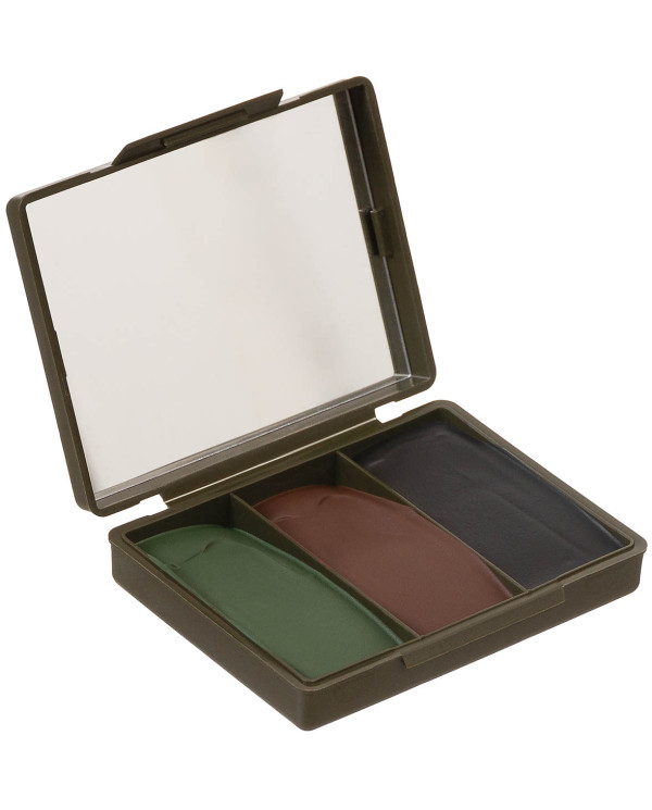 GB Camo Face Paint,  3 colours, with mirror, 45 g
