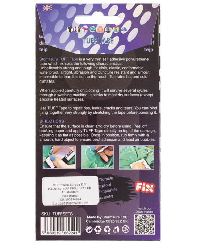 STORMSURE, TUFF Tape, Patch Set, small